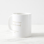 A Well Deserved Rest Personalized Retirement Gift コーヒーマグカップ (正面左)