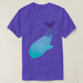 A whale floating in the Glacier Tシャツ (デザイン正面)