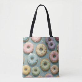 A Whimsical Pastel Donut Dream トートバッグ