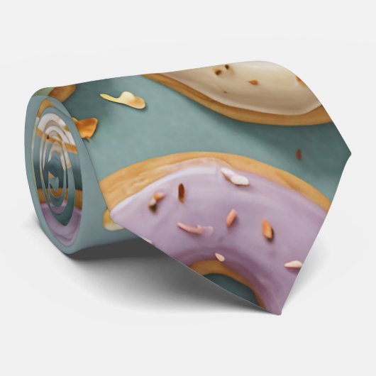 A Whimsical Pastel Donut Dream ネクタイ (ロール)