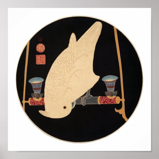 A White Macaw, Jakuchū ポスター (正面)