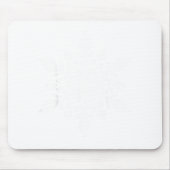 A White Snowflake  マウスパッド (正面)