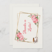 A Whole Latte Love Thank You Card ノートカード (正面/裏面)