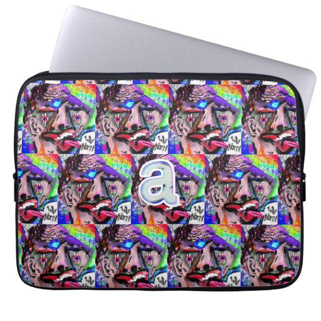 "a" - Why Not?! ラップトップスリーブ (正面)