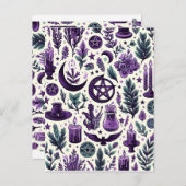 A Wiccan Pattern 1 ポストカード (正面/裏面)