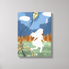 A Wing Ahead I – Childhood Freedom & Play キャンバスプリント