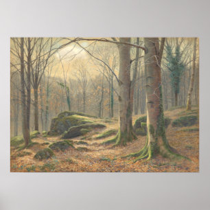 A Winter Morning - James T. Watts Fine Art Poster ポスター