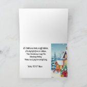 A Winter Wonderland Christmas カード (内部)