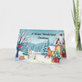 A Winter Wonderland Christmas カード (正面)