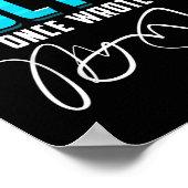 A Wise Doctor Once Wrote Funny Doctors Quote Gift  ポスター (角)