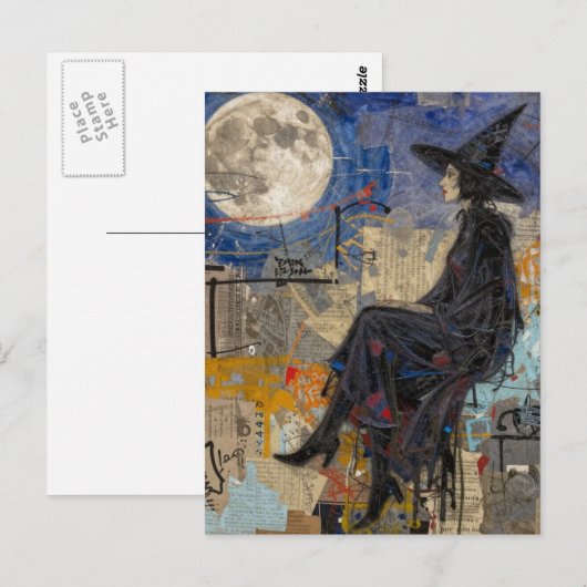 A Witch Collage ポストカード (正面/裏面)