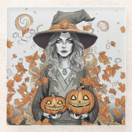 A witch's love ガラスコースター