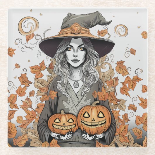 A witch's love ガラスコースター (正面)