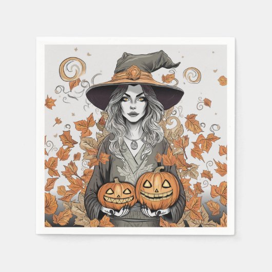A witch's love スタンダードカクテルナプキン (正面)
