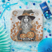 A witch's love ペーパープレート (パーティー)