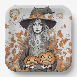 A witch's love ペーパープレート
