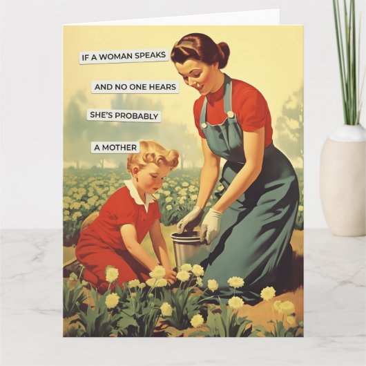 A WOMAN SPEAKS カード (正面)