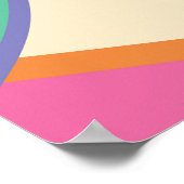 a woman with bright makeup.  ポスター (角)