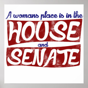 A womans place is in the house and senate ポスター