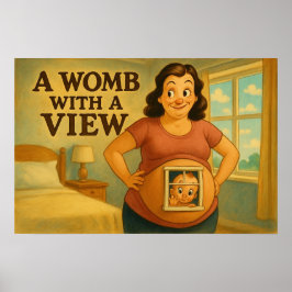A Womb with a View - クラシックCartoon Poster ポスター