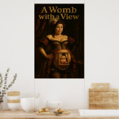 A Womb With a View -油パロディクラシックポスター ポスター (キッチン)