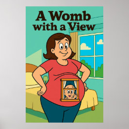 A Womb with a View - Cartoon Edition ポスター