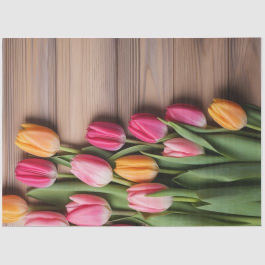 A Wood and Tulip Series Design #4 薄葉紙 (正面)