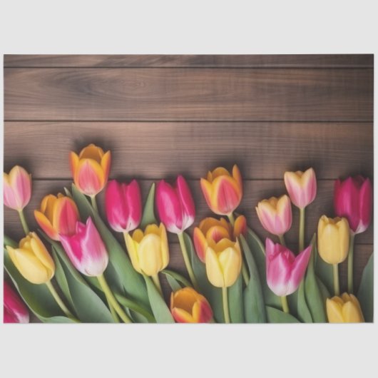 A Wood and Tulip Series Design #5 薄葉紙 (正面)