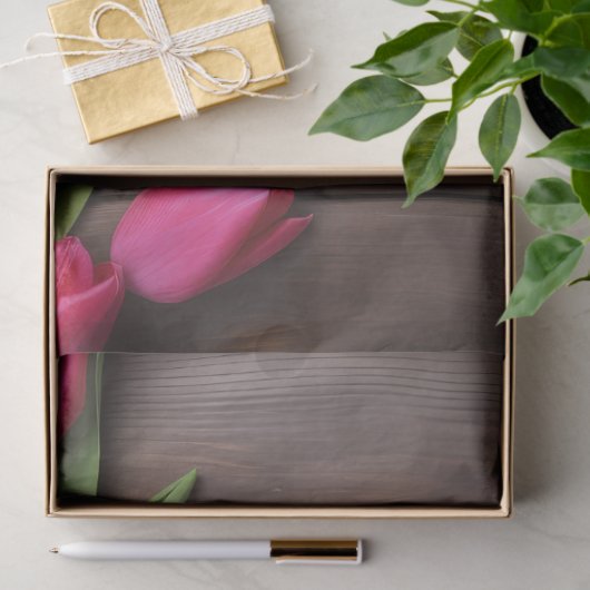 A Wood and Tulip Series Design #6 薄葉紙 (ギフト)