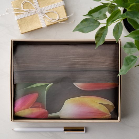 A Wood and Tulip Series Design #7 薄葉紙 (ギフト)