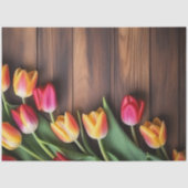 A Wood and Tulip Series Design #7 薄葉紙 (正面)