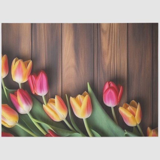 A Wood and Tulip Series Design #7 薄葉紙 (正面)