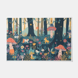 A woodland mat ドアマット