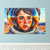 A WORLD APART 21 キャンバスプリント (インサイチュ (ウッドフロア))