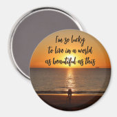 "A World as Beautiful as This" マグネット (正面/裏面)