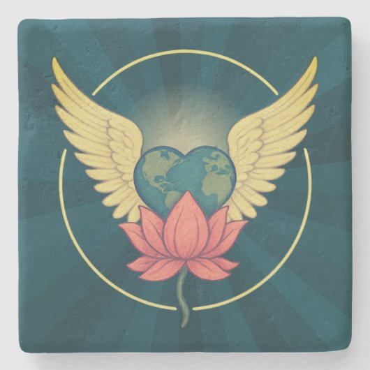 A World Held in Love Coaster ストーンコースター (正面)