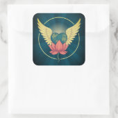 A World Held in Love Sticker スクエアシール (バッグ)