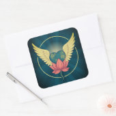 A World Held in Love Sticker スクエアシール (封筒)