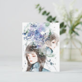 A World of ファンタジーと美しい、はがき ポストカード (スタンド正面)