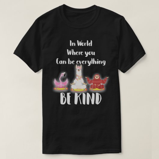 a world of kindness Unity Day anti-bullying choose Tシャツ (デザイン正面)