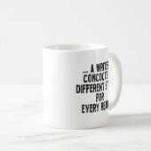 a writer concocts a different story for every read コーヒーマグカップ (正面右)