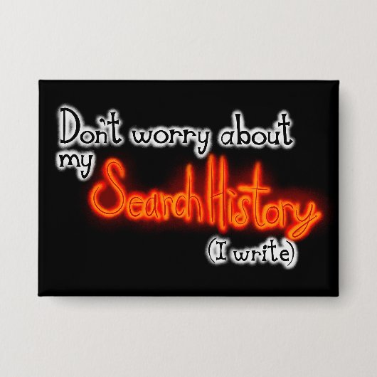 A Writer's Secret 缶バッジ (正面)