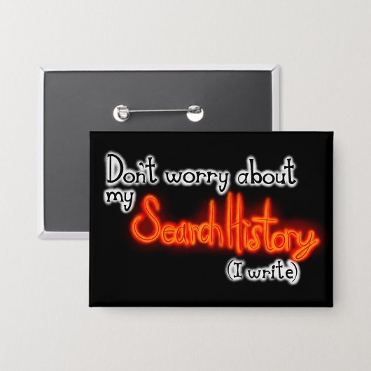 A Writer's Secret 缶バッジ (正面/裏面)