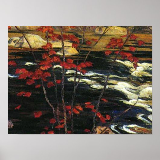 A. Y. Jackson – レッドメープル ポスター (正面)