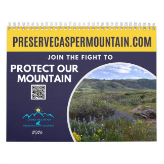 A Year at the Foot of Casper Mountain Calendar カレンダー