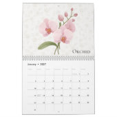 A Year in Bloom : Aesthetic Floral Gift カレンダー (1月 2027)
