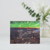 「A Year In Country」抽象デザインはがき ポストカード (スタンド正面)