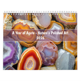 A Year of Agate – Nature’s Polished Art カレンダー