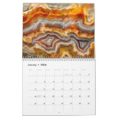 A Year of Agate – Nature’s Polished Art カレンダー (1月 2026)