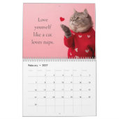 A Year of Cozy Cats Calendar カレンダー (2月 2027)